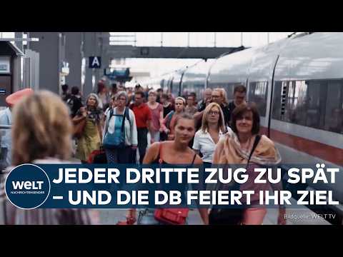 DEUTSCHE BAHN: Mehr als jeder dritte Zug kommt zu spät – DB spricht trotzdem von Erfolg thumbnail