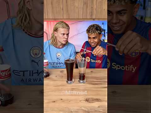 Haaland Thought Yamal Was Going to Share the Drink ??  #football #haaland #parody thumbnail