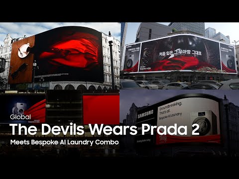 'The Devil Wears Prada 2' meets Bespoke AI Laundry Combo ｜Samsung thumbnail