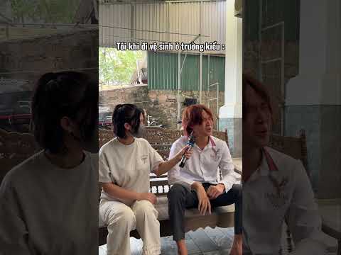 Tôi mỗi khi đi vệ sinh ở trường kiểu thumbnail