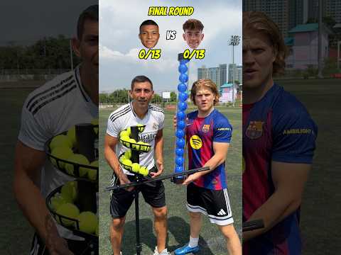??SPEED OF TENNIS BALLS VS FOOTBALLERS | ? WHO WON!? thumbnail