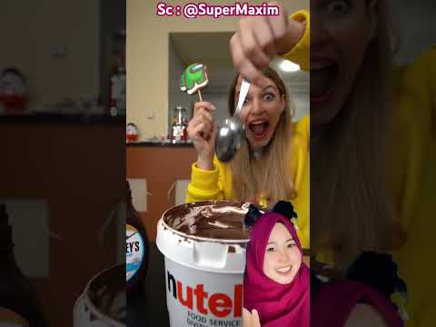 Celup KuKiS Among Us Pakai Coklat Nutella ⁉️ @SuperMaxim thumbnail