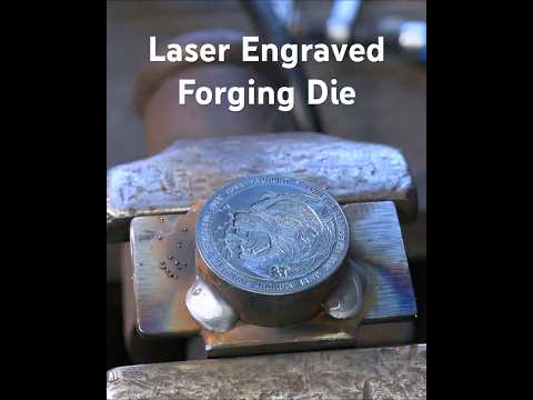 Laser Engraved Custom Forging Die!   #metalworking #laserengraving thumbnail