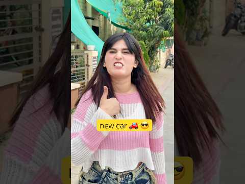 New car 🚗 😎 || Jaanvi Patel #shorts thumbnail