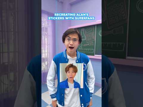 AU SUPERFANS Recreate Alan Stickers 😂 thumbnail