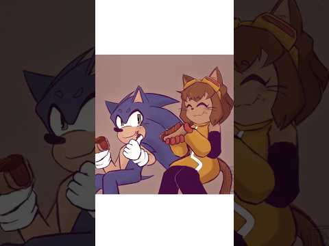 Kit and Sonic ENJOYING A CHILI DOG?!! #sonicthehedgehog #sonic #gameoverse #comicdub thumbnail