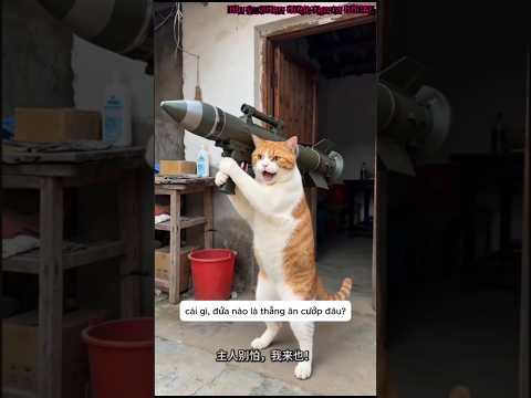 Chú mèo đi cướp không coi ngày và cái kết #shorts thumbnail