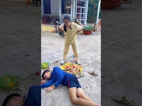 Anh Boy ăn dưa hấu kiểu /kỳ kỳ tv & Family #shortvideo thumbnail