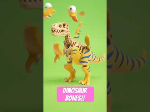 🦕 Do you want to see DINOSAUR BONES!? #preschool #dinosaur #kidssongs thumbnail