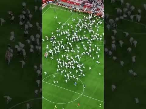 In Freiburg brechen alle Dämme! Friedlicher Platzsturm Nach dem Einzug ins Europa League Finale! thumbnail