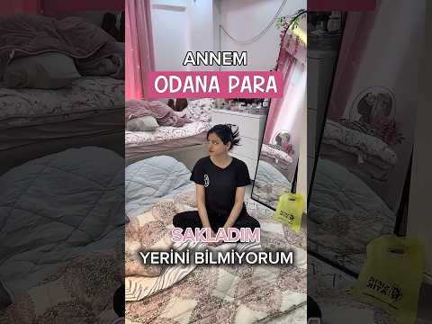 ANNEM ODAMDA PARA SAKLADI YİNE #keşfet #shorts thumbnail