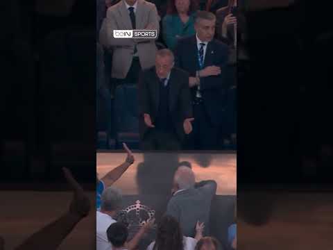 ? Florentino Perez s'embrouille avec un supporter du #RealMadrid en tribunes ! #Football #beINSPORTS thumbnail