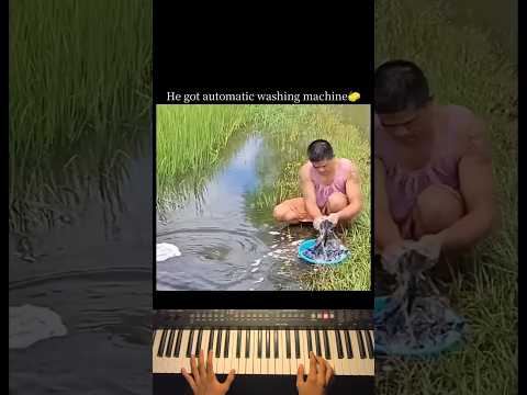 He got a fully automatic washing machine 😅 thumbnail