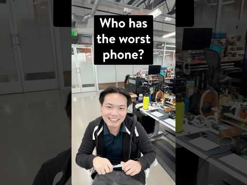 Who Has The Worst Phone at MKBHD? thumbnail