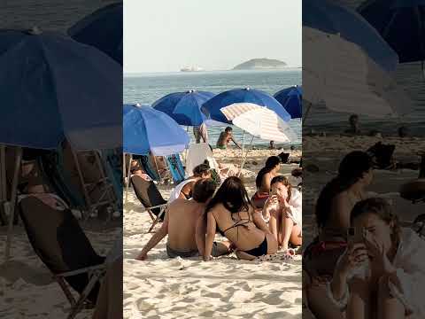🇧🇷 Sunny day at LEBLON beach Brazil thumbnail