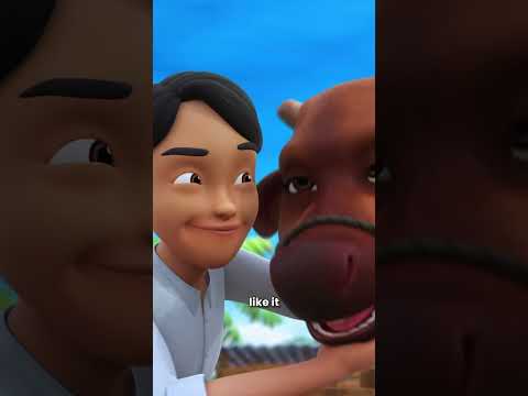 😅 Abang Iz is really good at taming Sapy, not everyone Sapy wants to listen to, hmm… 🐮💨🤭#AbangIz thumbnail