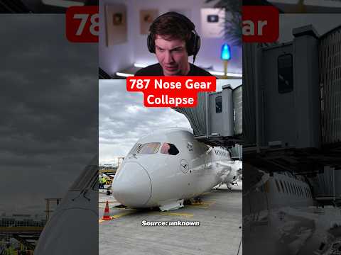 Lufthansa 787 Nose Gear Collapse thumbnail