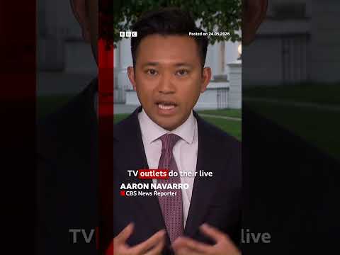 Reporter recalls moment shots rang out at White House. #WhiteHouse #BBCNews thumbnail