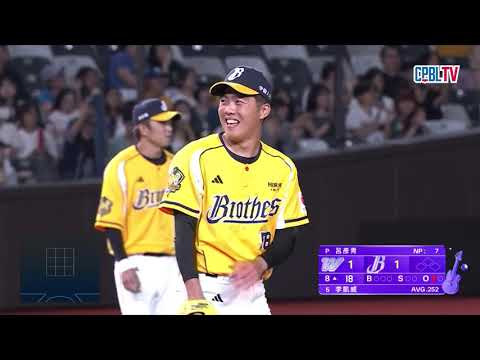 05/22 味全 VS 中信 八局上，NicePlay！宋晟睿上演六星級的美技，沒收可能形成長打的 thumbnail
