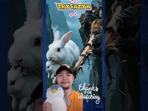 AYO SELAMATKAN MAMA RABBIT!!? #story #shorts #funnyanimals #rabbit #dragon thumbnail