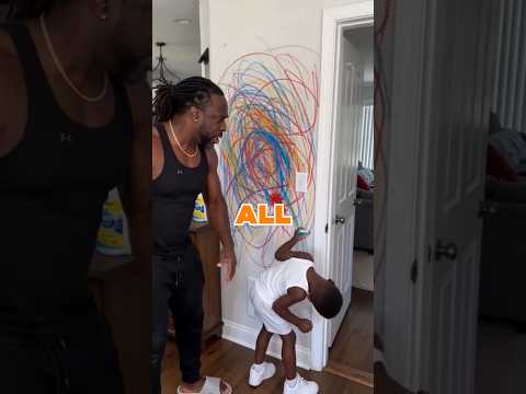 You drew all over the wall with crayons and dad is really angry. What will you do now? thumbnail