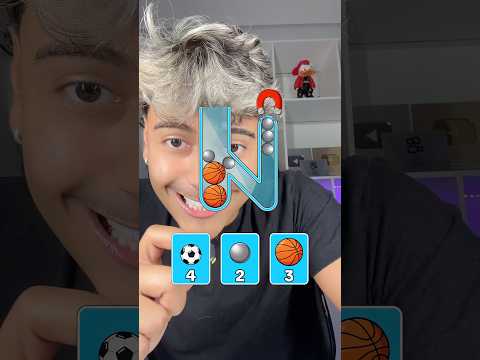 é IMPOSSÍVEL colocar todas BOLAS ? #shorts thumbnail