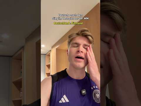 Deutsche nach dem 4:0 Sieg gegen Finnland vor der WM thumbnail