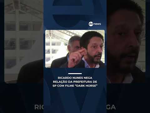 Ricardo Nunes nega relação da prefeitura de SP com filme "Dark Horse" | #SBTNews thumbnail