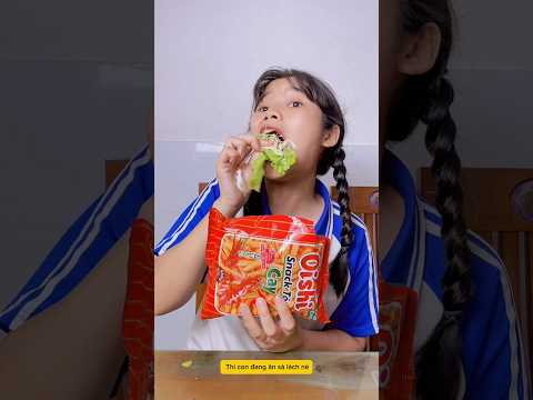 Đồ ăn vặt biến thành sà lách ? #shorts thumbnail