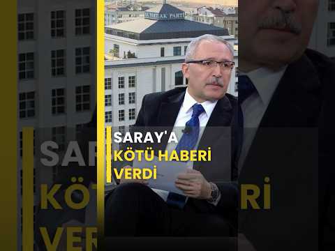 Saray'a Kötü Haberi Abdulkadir Selvi Verdi! thumbnail