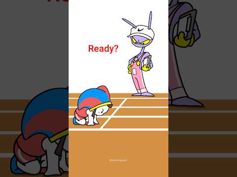 So Close!😅POMNI's stance was perfect, but...😅JAX : Good fight Baby POMNI!🤩#shortsvideo #school thumbnail
