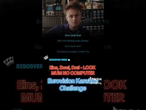 Eins, Zwei, Drei - LOOK MUM NO COMPUTER Sing The Chorus Challenge #eurovisionsongcontest #karaoke thumbnail