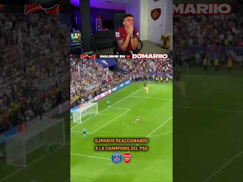 DJMARIIO REACCIONANDO A LA FINAL DE LA CHAMPIONS 👀 #djmariio #psg #arsenal #futbol thumbnail