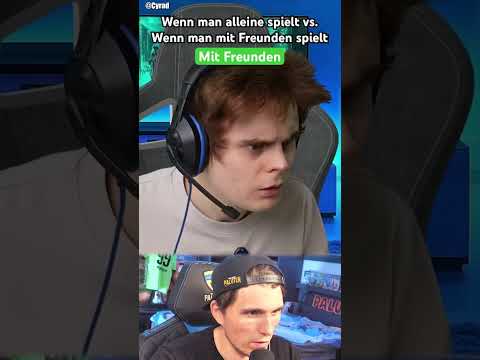 Wenn man alleine spielt vs. mit Freunden... thumbnail