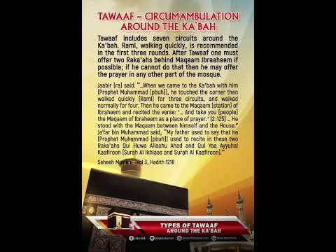 Tawaaf – Circumambulation around the Ka'bah thumbnail