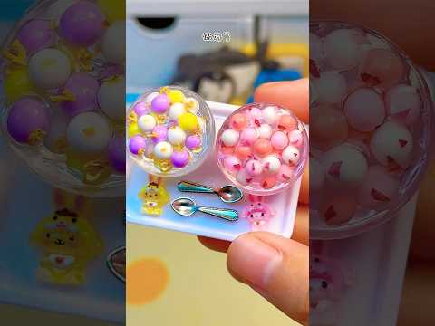 🍡✨🍡迷你粘土湯圓 🍡✨｜可愛小甜品碗 #shorts Cutest Mini Tangyuan Ever! 🍡💖 | Kawaii Food Craft thumbnail