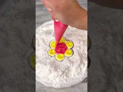Creating a beautiful marshmallow flower. Quick and easy DIY treat. Making a marshmallow step by step thumbnail