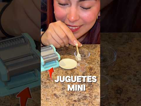 Hice COMIDA real usando SOLO JUGUETES!😳🍝 #hellomon #juguetes #abriendojuguetes thumbnail
