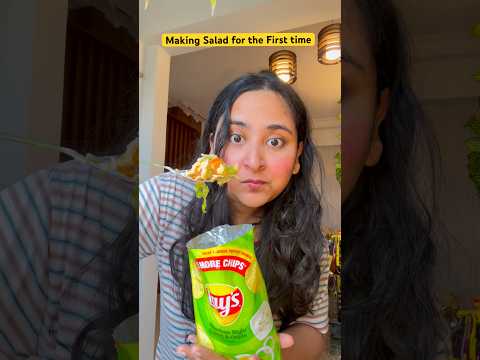 Making Salad for the First Time #funnyshorts #ytshorts #shorts thumbnail
