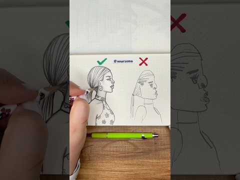 How to draw a girl 🩷✨ thumbnail