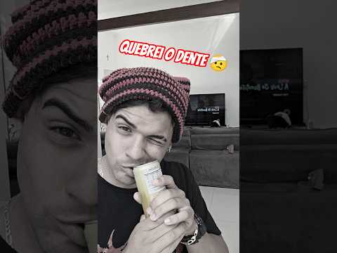 Eu quebrei o dente fazendo esse vídeo 😳 #shorts thumbnail
