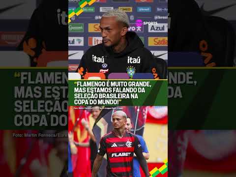 O FLAMENGO É IMPORTANTE, MAS A SELEÇÃO BRASILEIRA É OUTRO PATAMAR PRO WESLEY! #shorts thumbnail
