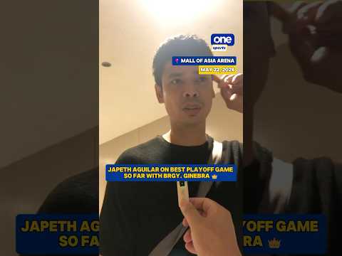 Japeth Aguilar on his best playoff game so far with Brgy. Ginebra San Miguel | #OSOnTheSpot thumbnail