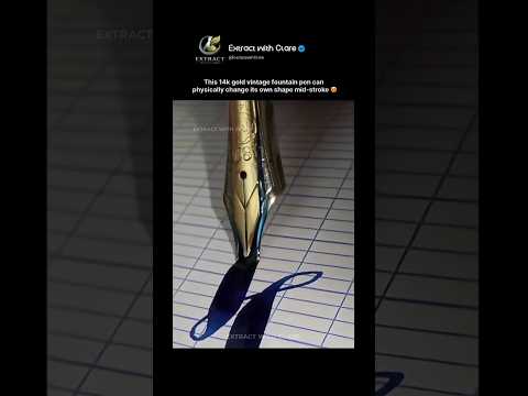This Pen Changes Shape While Writing ✒️🤯 thumbnail