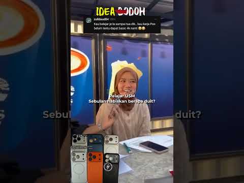 AWEK MAHASISWl BANGGA BELANJA RM4000 SEBULAN "HANYA LAKI TAHU JIMAT DUIT BAPA" thumbnail