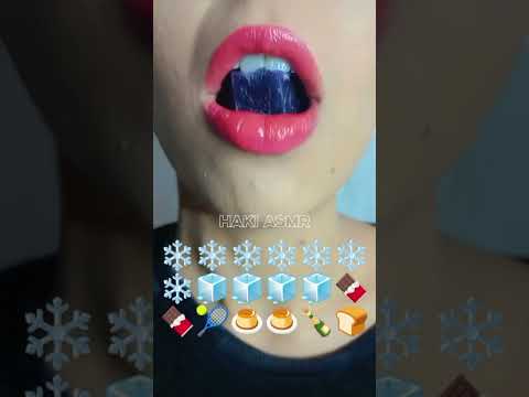 ASMR Eating Crunchy Kohakutou 🍬 | Satisfying Crystal Candy Sounds #asmr #shorts thumbnail