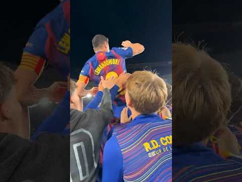 We will miss you, Lewy ? #shorts #fcbarcelona #lewandowski thumbnail