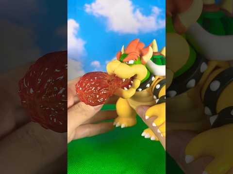 【Super Mario】Bowser Attacks Mario?! Fully Articulated Bowser Figure! #supermario #shorts #mario thumbnail
