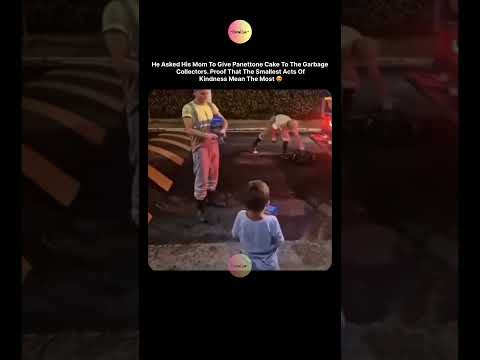 He Asked His Mom To Give Panettone Cake To The Garbage Collectors. Proof That The 😍 thumbnail