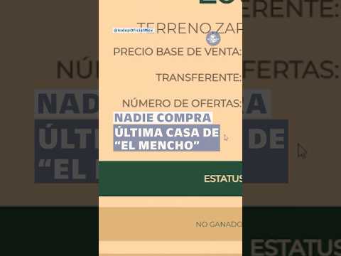 Fracasa subasta de terreno en Tapalpa Coutry Club, donde cayó “El Mencho” #Shorts thumbnail